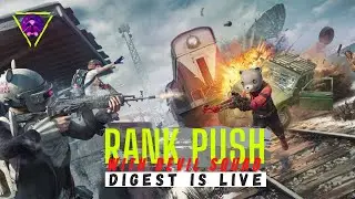 RANK PUSH WITH DEVIL SQUAD | PUBG PC LIVE WITH DIGESTPC GAMING