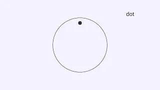 Dots Animation. Apple animation