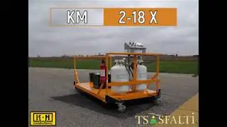 KM 2-18 X Riscaldatore d'asfalto ad infrarossi