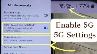 How to Enable 5G on Samsung Galaxy Note 10 | 5G Settings | Activate 5G | Turn ON 5G