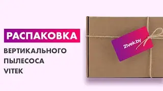 Распаковка — Вертикальный пылесос Vitek VT-8132