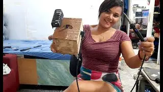 montando estação de solda