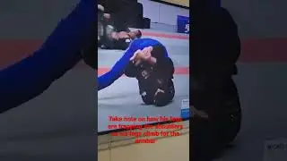 Closed guard climb to armbar Mica Galvao performing a classic Roger Gracie set-up 