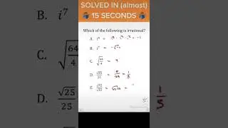 Irrational numbers are easy. Just find the one that can’t be written as a fraction of whole numbers