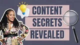 The CONTENT CREATION Secret I Wish I Knew Sooner
