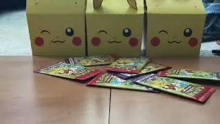 McDonald’s Pokémon Card Opening (We got the Pikachu!!)
