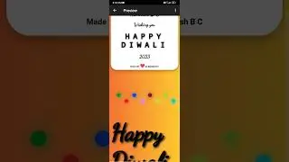Diwali wishes using html css js 
