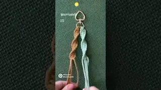 Diy Macrame #chaveiro#ideia#art#artesanato#macrame#keychain