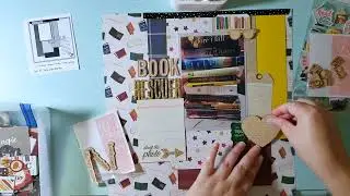 #30dscbl15 Day 21 Process Video | "Book Rescuer" | Echo Park Witches & Wizards Scrapbook Collection