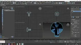 3ds MAX. Создаем двойной круг с осями.