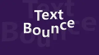 Text Bounce Effect in After Effect | Sarveyam Creations 