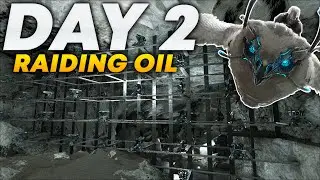 DUO Raiding A Rich Oil Cave Day 2! - Ark