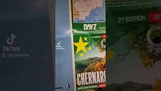 DAYZ Chernarus Printed Map Unboxing! #dayz #chernarus #bohemiainteractive #gaming #shorts