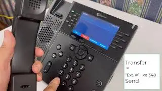 Immediate Transfer Caller to Someone's Voice Mail on a Poly VVX450