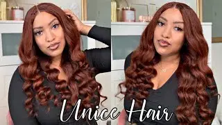 THE PERFECT FALL WIG 🍂 GINGER KINKY STRAIGHT PERFECTION ft. UNICE HAIR