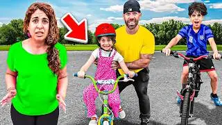 Daniela learns to ride a bicycle *exciting* | 4 Plus One