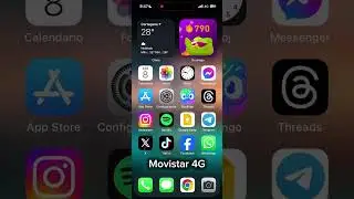 Prueba de velocidad en algún lugar concurrido de la ciudad de Cartagena de Claro Movistar y Wom