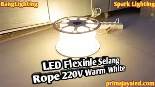 LED Flexinle Selang Rope 220V Warm White