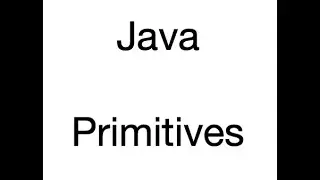 Примитивы в Java
