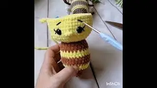 Мк куколка крючком. Часть 4 Пчелёнок и корзиночка.