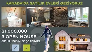 Kanada'da $1.000.000 Satılık Evleri Geziyoruz. Open House! Kanada'da Mobilya Mağazası!