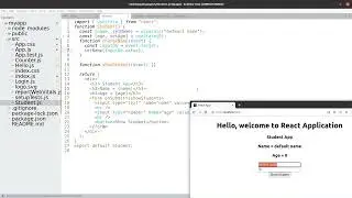 React Tutorial on Form Handling with State variables --Session 8