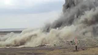 Взрыв на карьере 5,2 тн ВВ