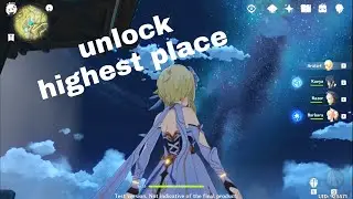 Genshin Impact - highest place