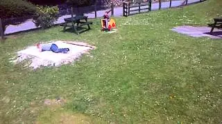 kid fails at jump lol must watch