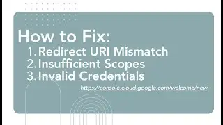Setting Up Autho2 Credentials, Restricted Scopes, and Redirect URIs in Google Console 🚀
