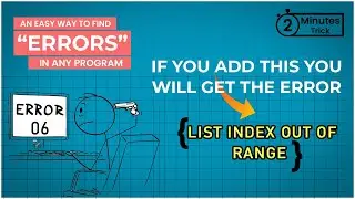 List index out of range | Find any 