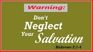 Warning: Don't Neglect Your Salvation | 29th Nov. 2024 | Bombay Christian Fellowship  | CFC MUMBAI