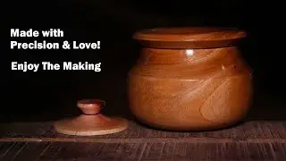 Handmade wooden pot | Amazing wood work #shorts