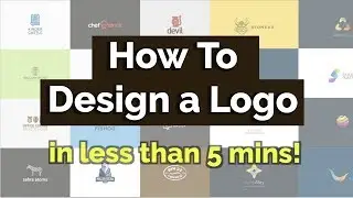 How To Design A Professional Logo In 5 Mins For Free