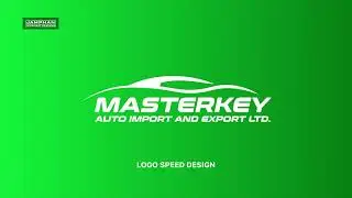 Design process of Masterkey Auto Import and Export logo process