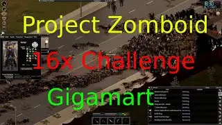 I killed 9k zombies and almost completed the zombie slaughter base. Project Zomboid 16x Challenge 24