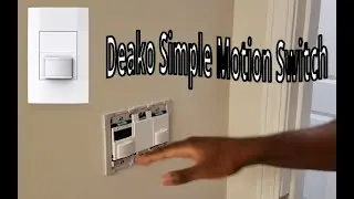 Deako Simple Motion Sensor Switch & Timer Usage / Review | Smart Switch Automation  Google Nest Mini