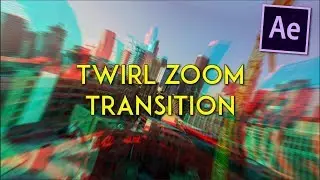 Advanced Twirl Smooth Zoom Transition Tutorial like RiceGum | After Effects CC 2017