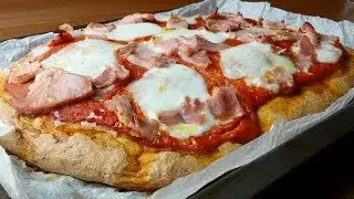 Pizza integrale con Lievito Madre Attivo con Germe di Grano