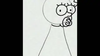 How To draw Simpsons Maggie