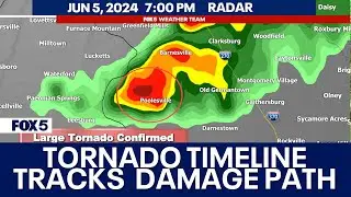 Maryland tornado timeline tracks storm’s damage path