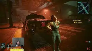 [Cyberpunk 2077] Claire driving as good as I do!