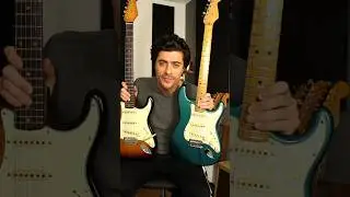 Maple Fingerboard Vs Rosewood Fingerboard Fender Strats #shorts