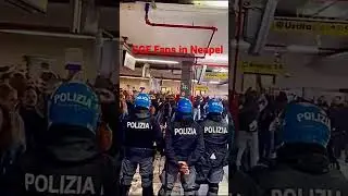 SSC Neapel vs. Eintracht Frankfurt SGE Fans in Napoli trotz Verbot Naples