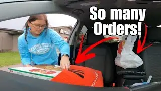 Only Accepting Orders $2/+ Per Mile! This is Why! Uber Eats & DoorDash Ride Along