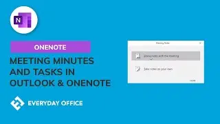 Using OneNote with Outlook for Meetings and Project Management