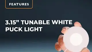 Tunable White Recessed Puck Light - 3 Watt