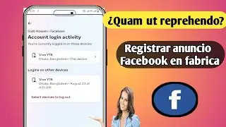 Cómo comprobar mi dispositivo de inicio de sesión de Facebook | ¿Quién usa mi cuenta de Facebook?