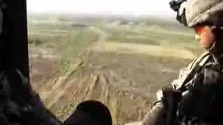 My Flight on a Blackhawk helicopter in Iraq cool take off