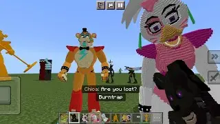 FNAF Security Breach ADDON in Minecraft Pocket Edition 1.19 NEW UPDATE
